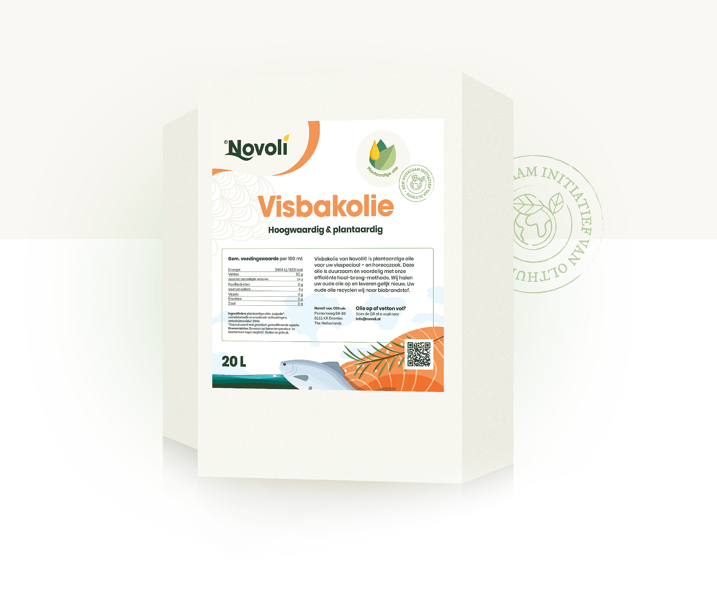 Novoli® visbakolie heeft een uitstekend bakresultaat. Smaakneutraal en voor langdurig gebruik.
